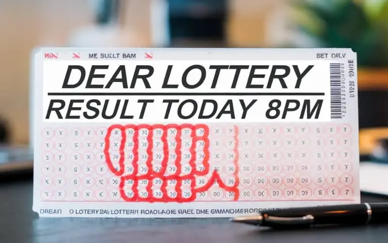 dear lottery result today 8pm