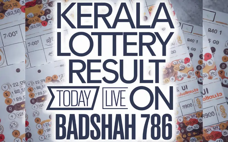 kerala lottery result today live